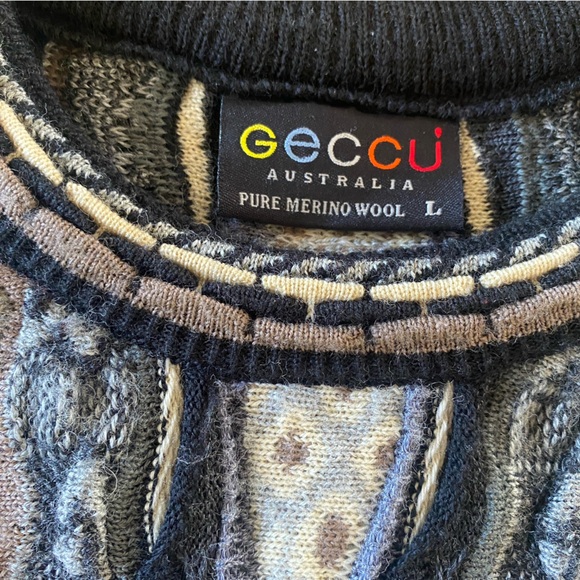 GECCU wool sweater size L - Picture 3 of 5